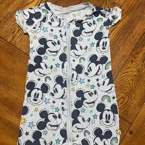 LITTLE SLEEPIES SHORTIES: Mickey Mouse (Size 2T)
